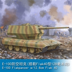 Trumpeter E-100 Flakpanzer w/12.8cm Flak 40 1:35 Tank 09585