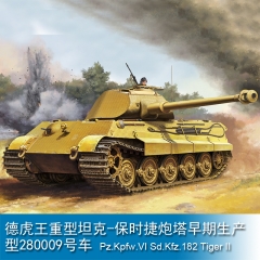 Trumpeter Pz.Kpfw.VI Sd.Kfz.182 Tiger II (Porsche Early production vehicle Fgst.Nr.280009) 1:16 Tank 00948