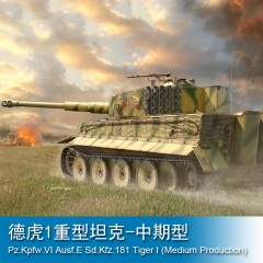 Trumpeter Pz.Kpfw.VI Ausf.E Sd.Kfz.181 Tiger I (Medium Production) 1:16 Tank 00944